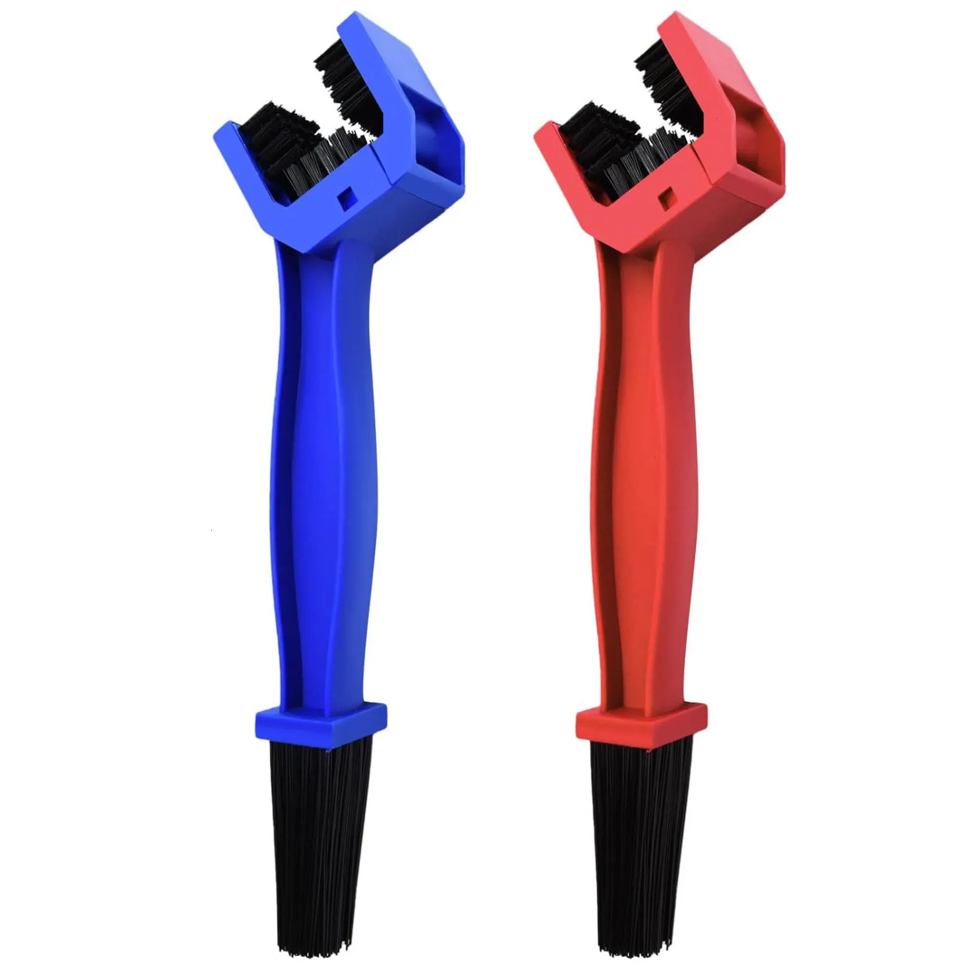 Set di strumenti per la pulizia della catena della bicicletta, spazzola per guarnitura della catena della bicicletta, strumenti per spazzole per la pulizia della lavatrice del motociclo