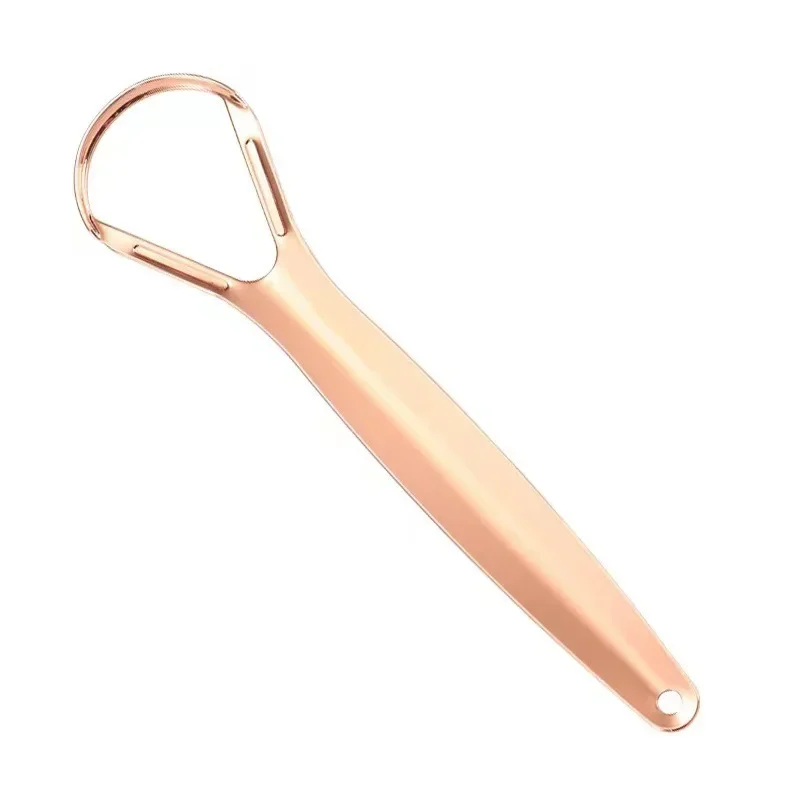스테인레스 스틸 혀 스크레이퍼 1pc 클리너 신선한 호흡 청소 코팅 혀 칫솔 구강 위생 관리 도구