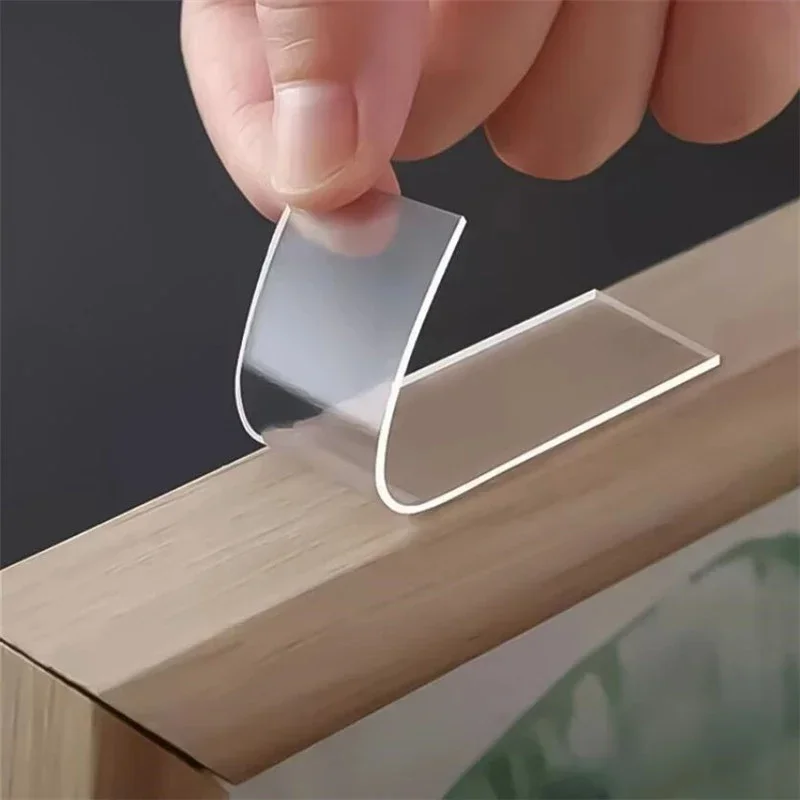60Pcs/set Multifunctional Double Sided Adhesive Tape Waterproof Removable Reusable Mounting Tape for Walls Wood Tile Plastic