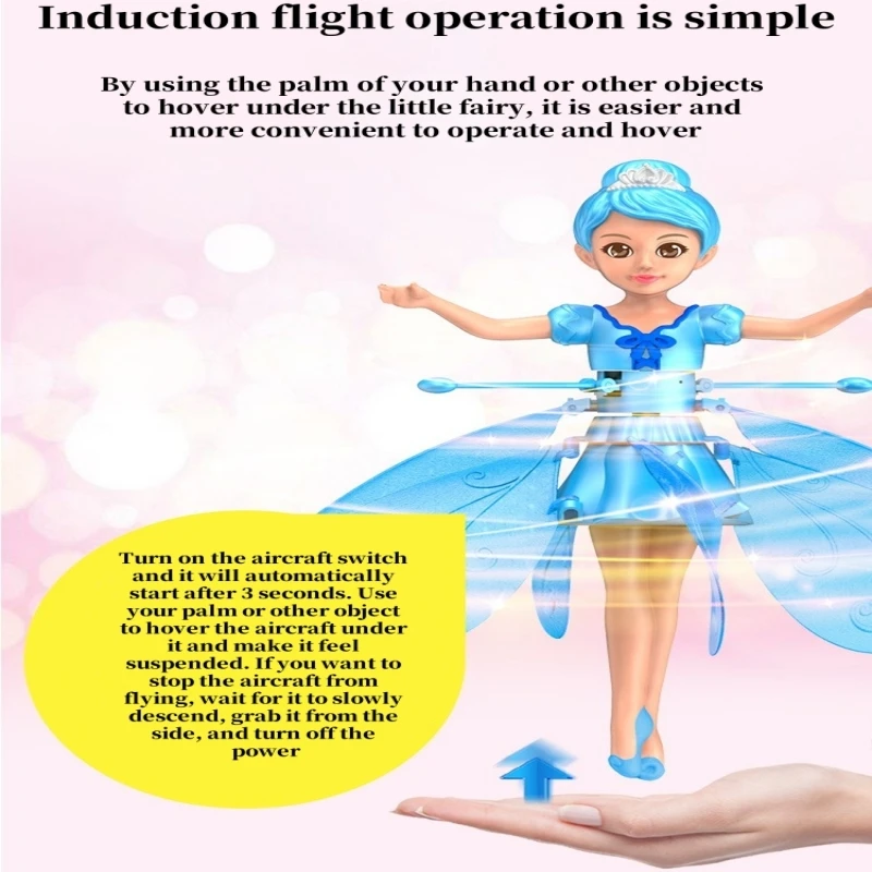 Sensing Little Flying Fairy Gesture Sensing ระงับ Fairy Flying Machine Street ขายของเล่นเด็กขายร้อน