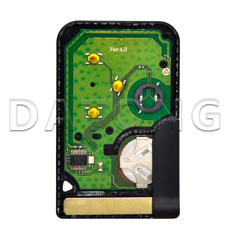Datong 世界ルノーメガーヌ風光明媚な 2003-2008 リモートキー 433 Mhz ID46 PCF7947 チップ 3 ボタン自動交換スマートカードキー