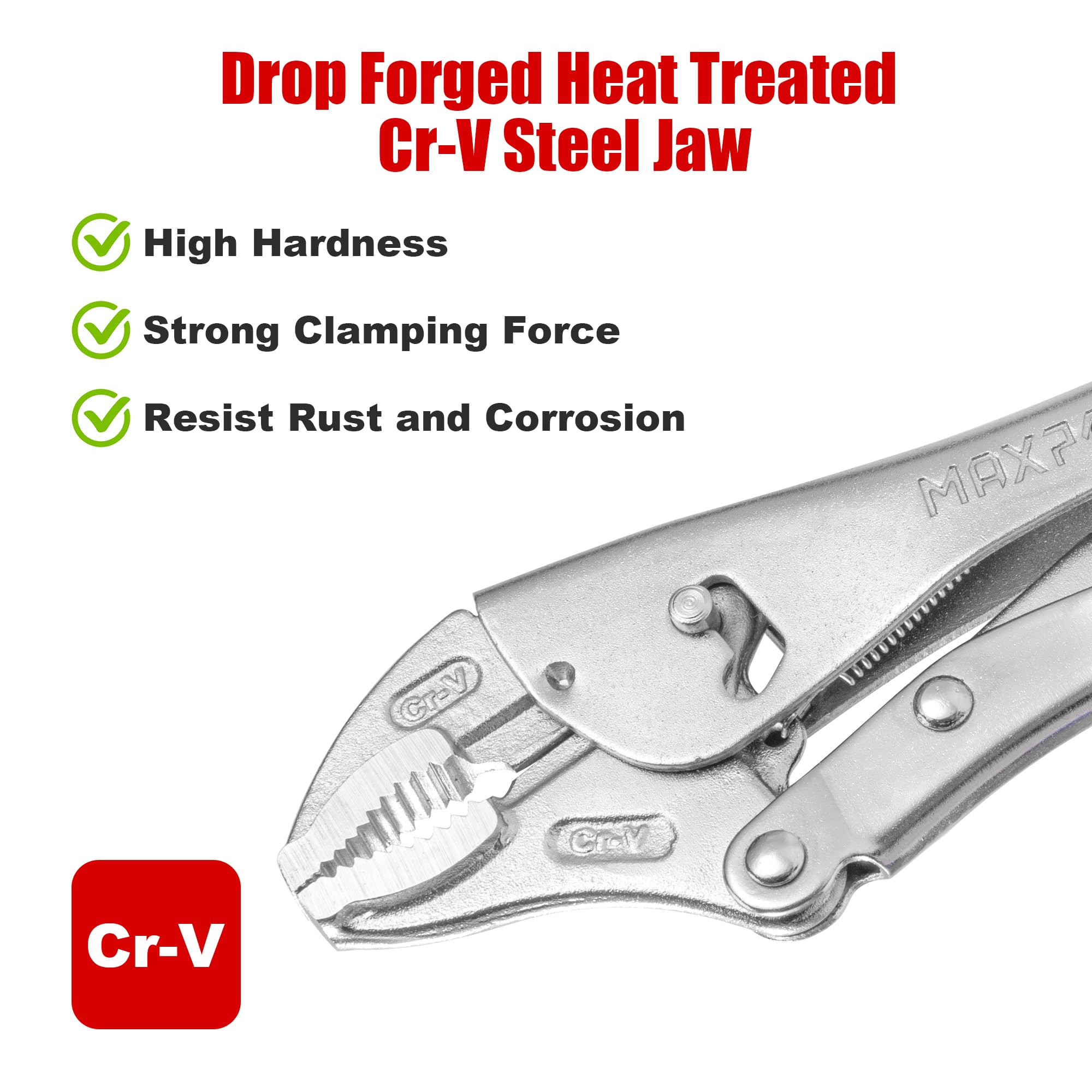 Powerful Pliers, Multifunctional Pressure Pliers, Heavy-duty Tools, Industrial Grade Fixed Circular Mouth Force Wrench, C- type