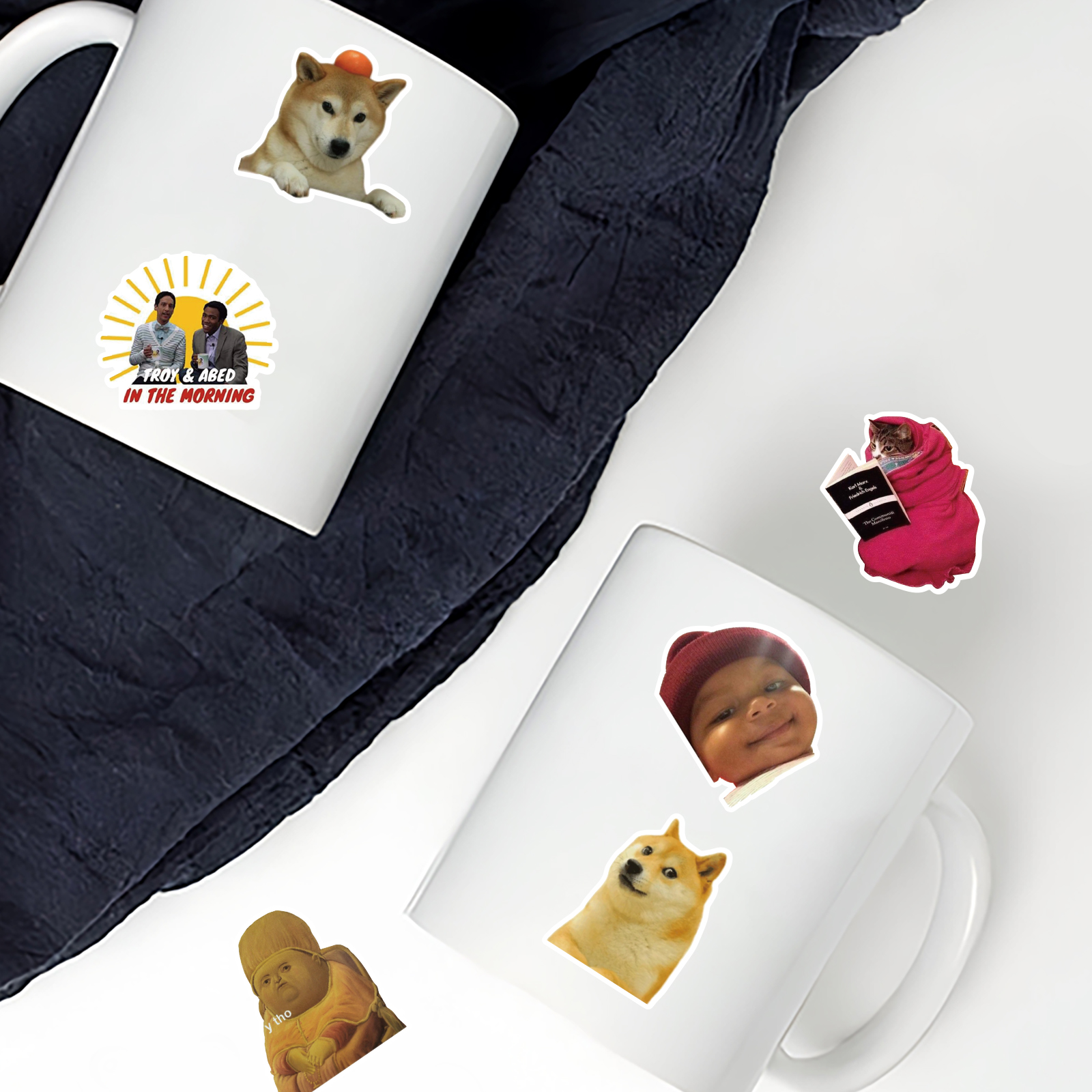 50PCS lustige Meme Graffiti Aufkleber Flocken für Autos Motorräder Möbel Gepäck Skateboards Label