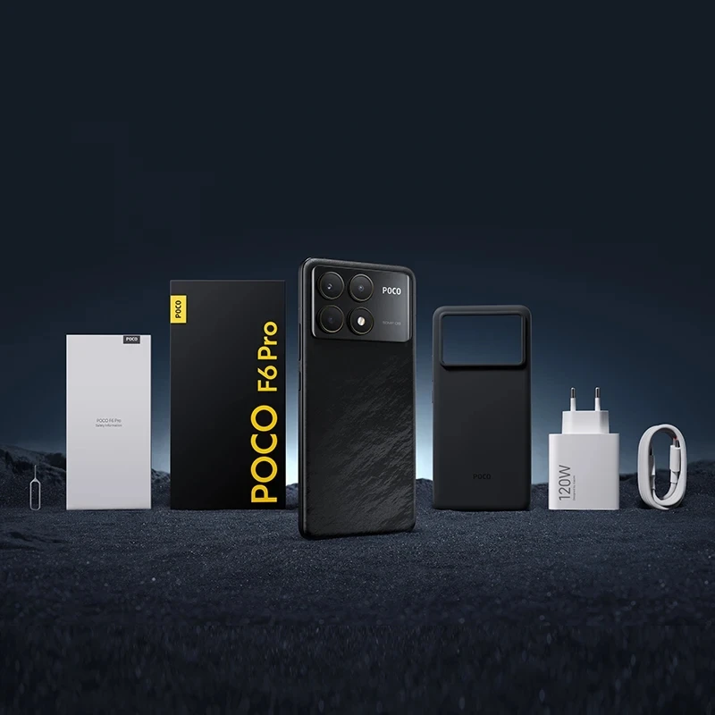 POCO F6 Pro versión Global Smartphone , Snapdragon, nuevo®8 Gen 2 120W HyperCharge 6,67 ''120Hz DotDisplay 50MP Cámara NFC 5G