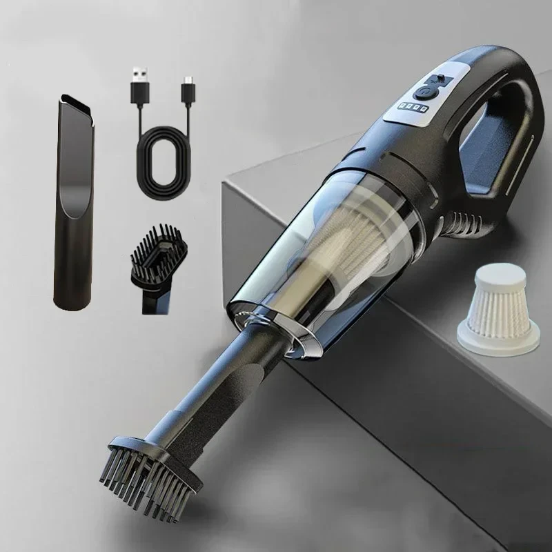 120W Vacuum Cleaner Portable Car Vacuum Cleaner USB Charging Handheld Cordless Powerful Suction for Auto/Home/Office/Pet Hair
