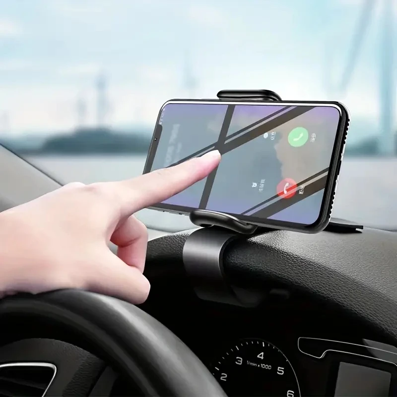 รถที่วางโทรศัพท์Easy คลิปยึดขาตั้งแผงอเนกประสงค์อเนกประสงค์แดชบอร์ด GPS Navigation Bracket Holder