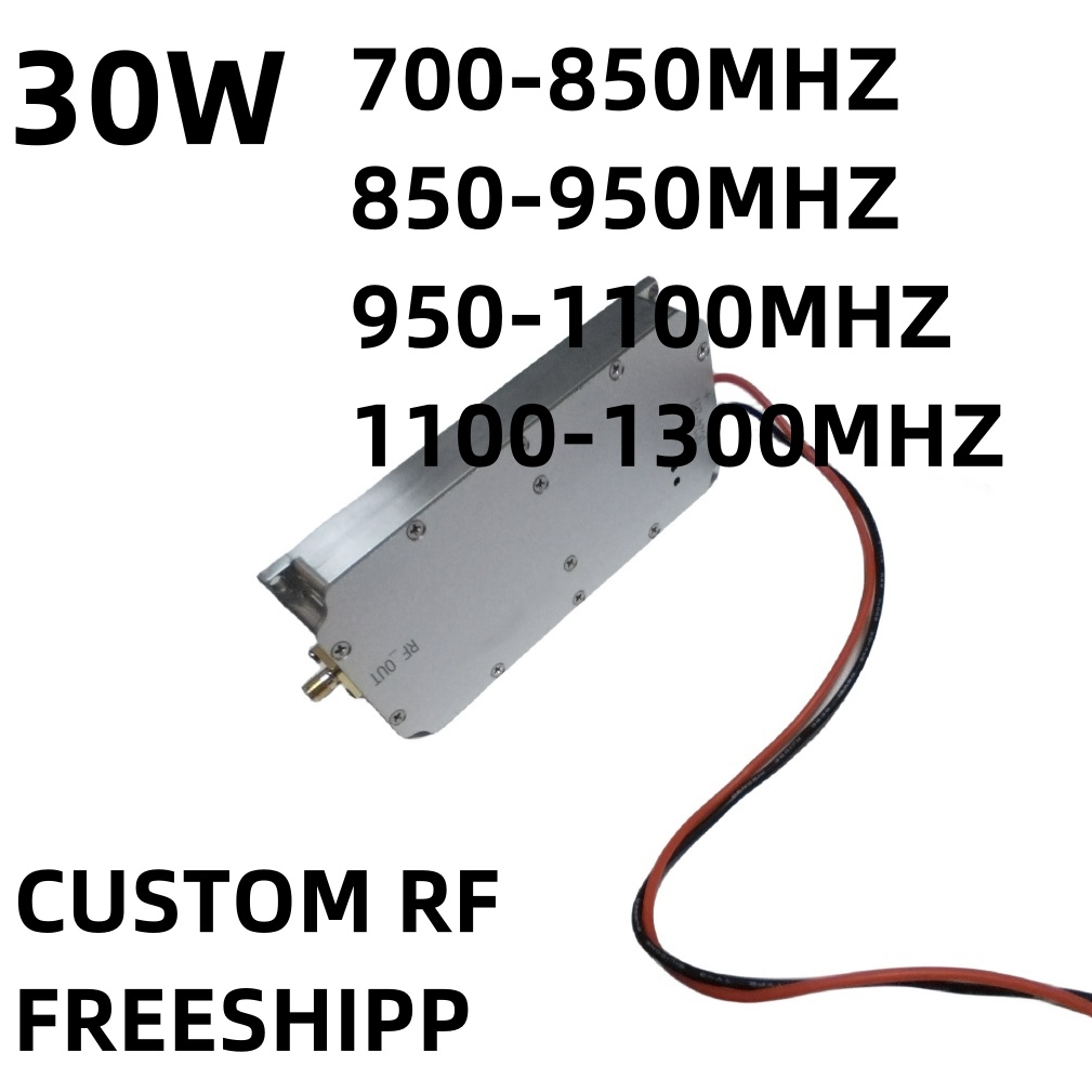 AMPLIFICADOR DE POTENCIA RF, generador de ruido, 30W, 700-850MHZ