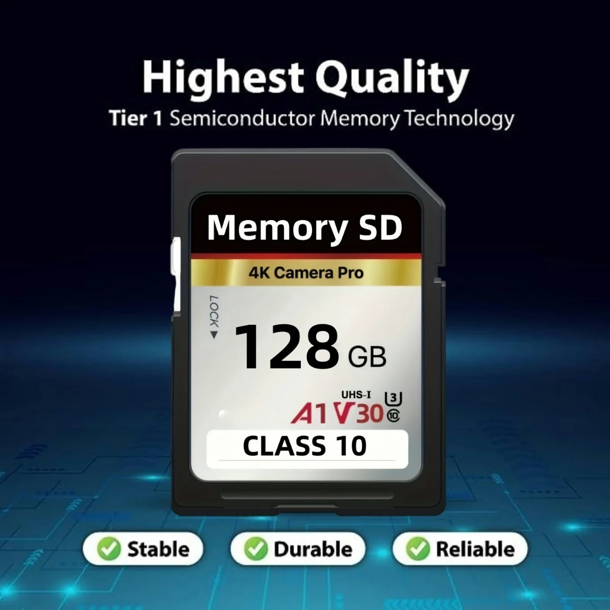 Memory Card U3 High Speed 128GB 64GB 32GB Memory Card Classe 10 3D 4K V30 Video High Speed