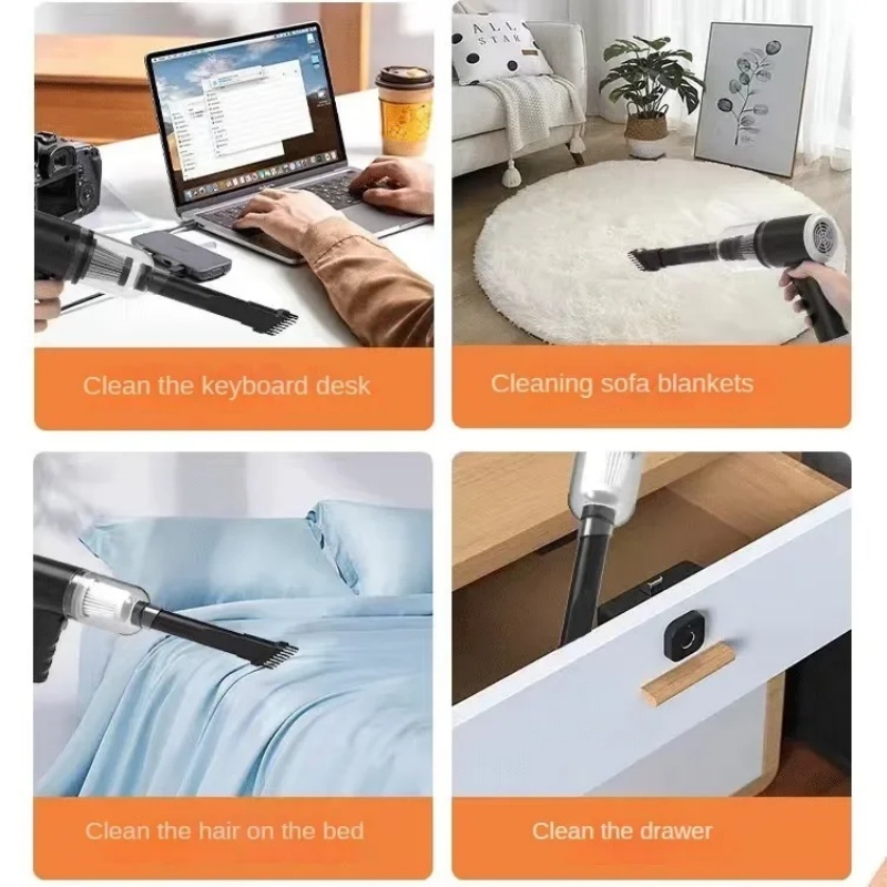 Aspirador de pó Xiaomi 2900000 PA 120w sem fio super alto poderoso molhado seco dupla utilização 2 em 1 aspirador de pó portátil de grande sucção