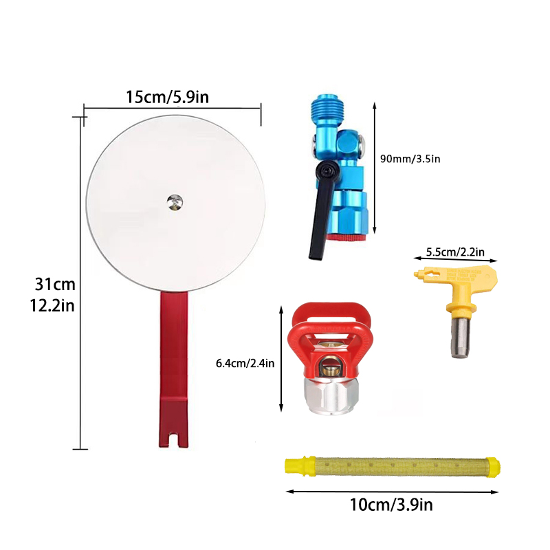 Spray Guide Accessory Tools For All Airless Paint Sprayer Baffle Latex Paint Paint Duckbill Seat Nozzle Filter Screen Accessory