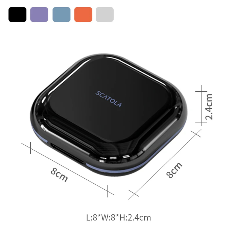 Braces Orthodontic Case Portable Mouth Guard Case Night Denture Holder with Lid Teeth Aligner Slim Braces Box Orthodontic Suppli