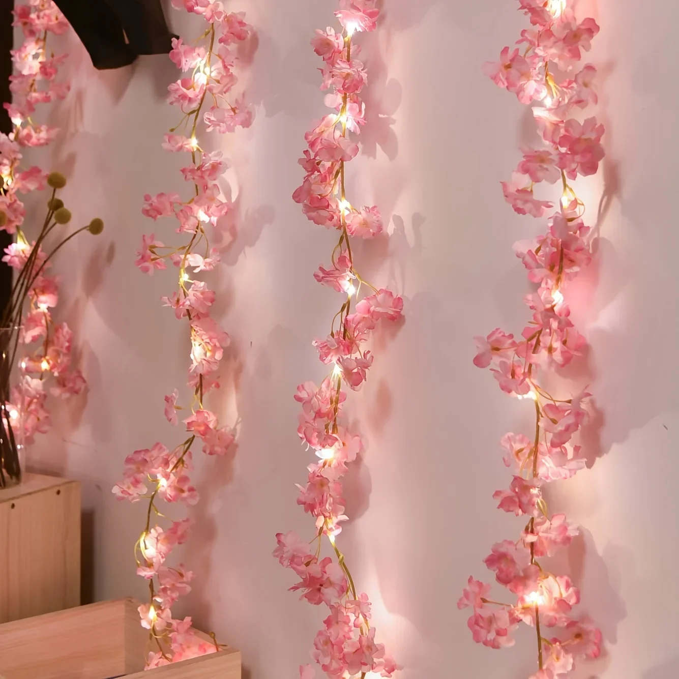 LED Kirschblütenlampe String Yard Licht Neujahr Dekor Festival Garten Rasen Innen LED Outdoor Home Hochzeit Dekorative Lichter