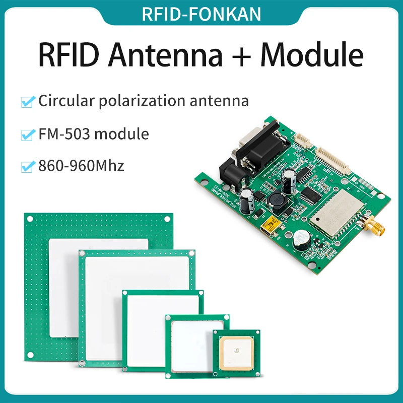 UHF RFID keramische antenne 860-960 mhz Lezer Schrijver UHF RFID Development Kit RFID-module