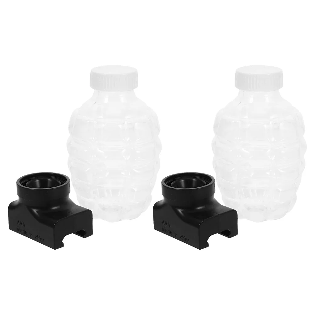 2 juegos de soporte para bolas de salpicaduras, botella de bolas de Gel, botellas de almacenamiento de burbujas, expansión de piña