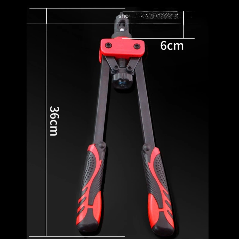 Industrial Grade Quick Nut Gun Manual Manual Riveter Gun (M3/M4/M5/M8/M10) Hand Rivet Tool Kit Rivet Nut Setting Tool Nut Setter