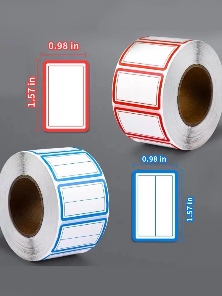Etiquetas de etiqueta de nome simples coloridas 1000 adesivos etiqueta de nome adesivos 3 1/2x2 1/4 etiquetas de nome para escritório, reuniões, escola e casa