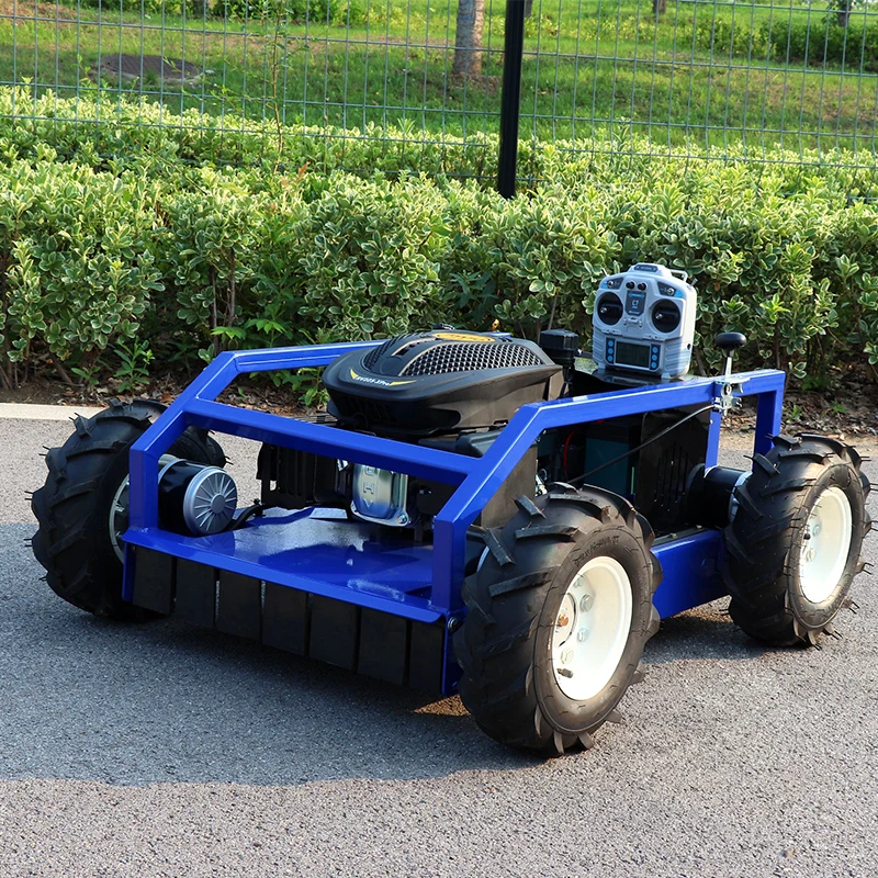 Maßgeschneiderter ferngesteuerter Rasenmäher Zero Turn Roboter Grasschneider 24V Spannung Euro V Emission Standards Outdoor Gardening