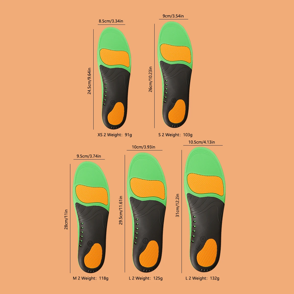 Inserti per solette di supporto per arco plantare Uomo Donna - Piedi piatti - Solette ortopediche per arco alto per dolore all'arco plantare - Supporto resistente per alleviare il dolore