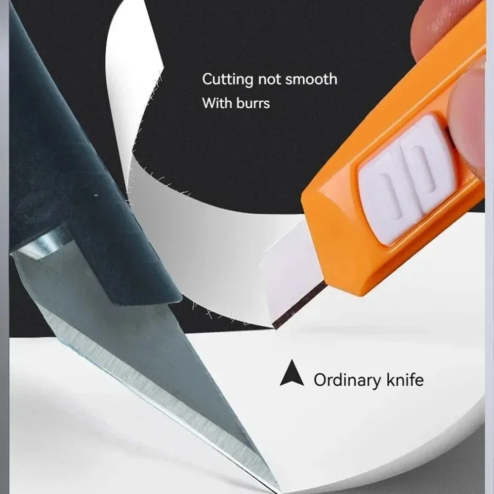 DIY Pen-shaped Aluminum Handle Carving Knife with 5 Replaceable Horseshoe Art Blades for Outdoor Knives and Handicrafts