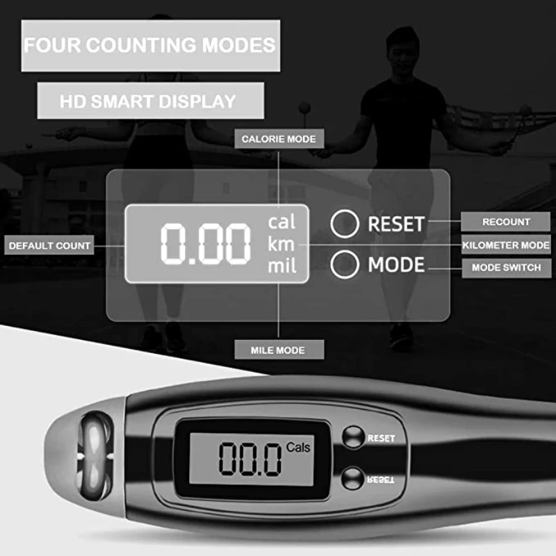 Xiaomi 1PC Digital Wireless Calorie Counter Skip Rope Sport Weights Exercise Fitness Body Building Cordless Digital Jump Rope