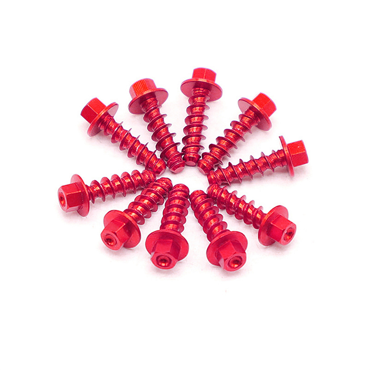 10 個 CNC オートバイセルフタッピングネジボルトキット KTM SX SXF XC XCW XCF EXC EXCF 125-530 2004-2021 2022 2023 ユニバーサル部品