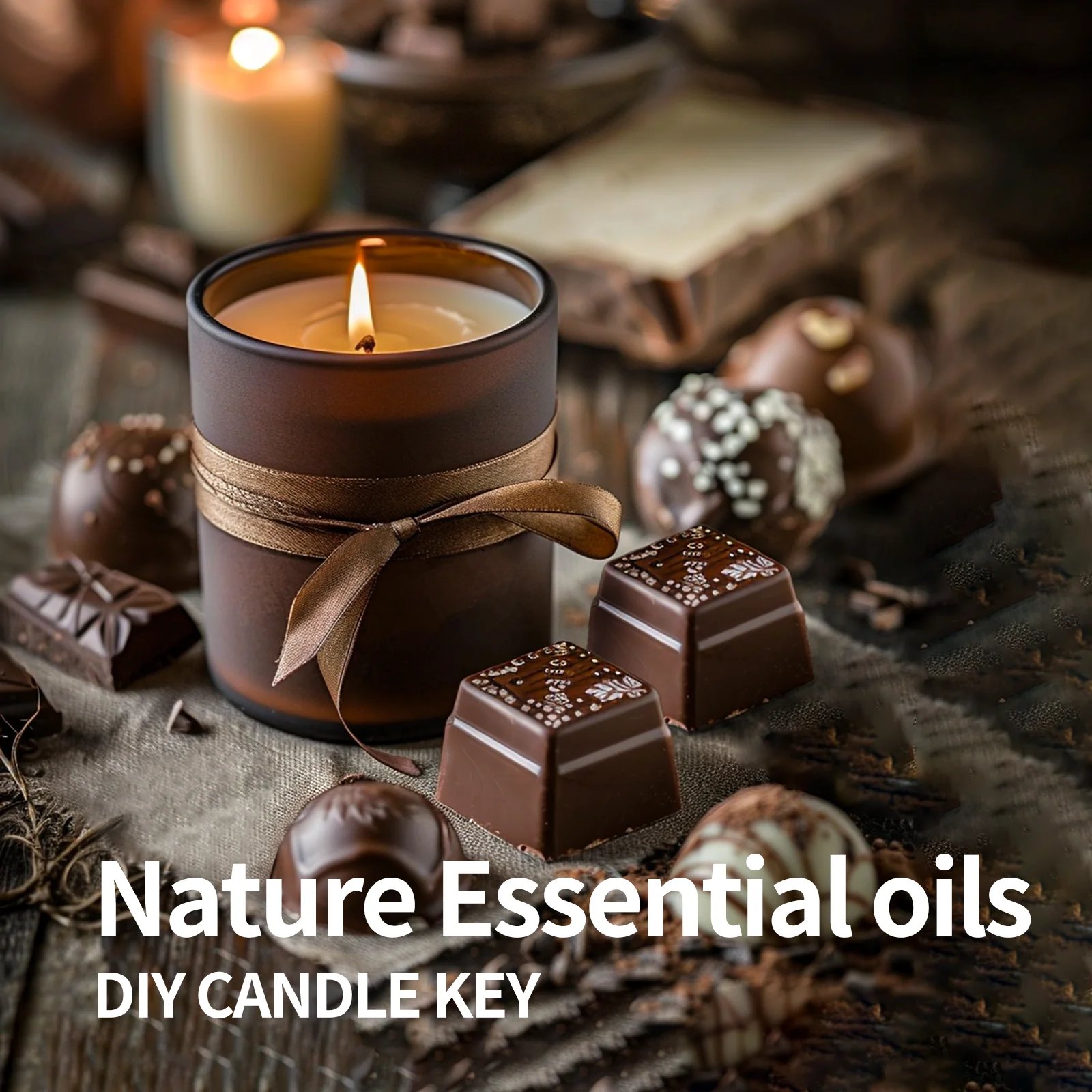 10ml 60ml Chocolate Essential Oils Chocolate Perfume Sweet Fragrance Chocolate Parfum Oils For Diffuser Women Gift