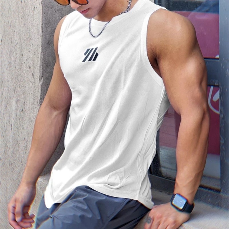 2025 neueste Sommer Gym Weste Hohe Qualität mesh-Shirt Ärmellose T-shirts Männer Tank Tops laufen Fitness Sport Weste männer Kleidung