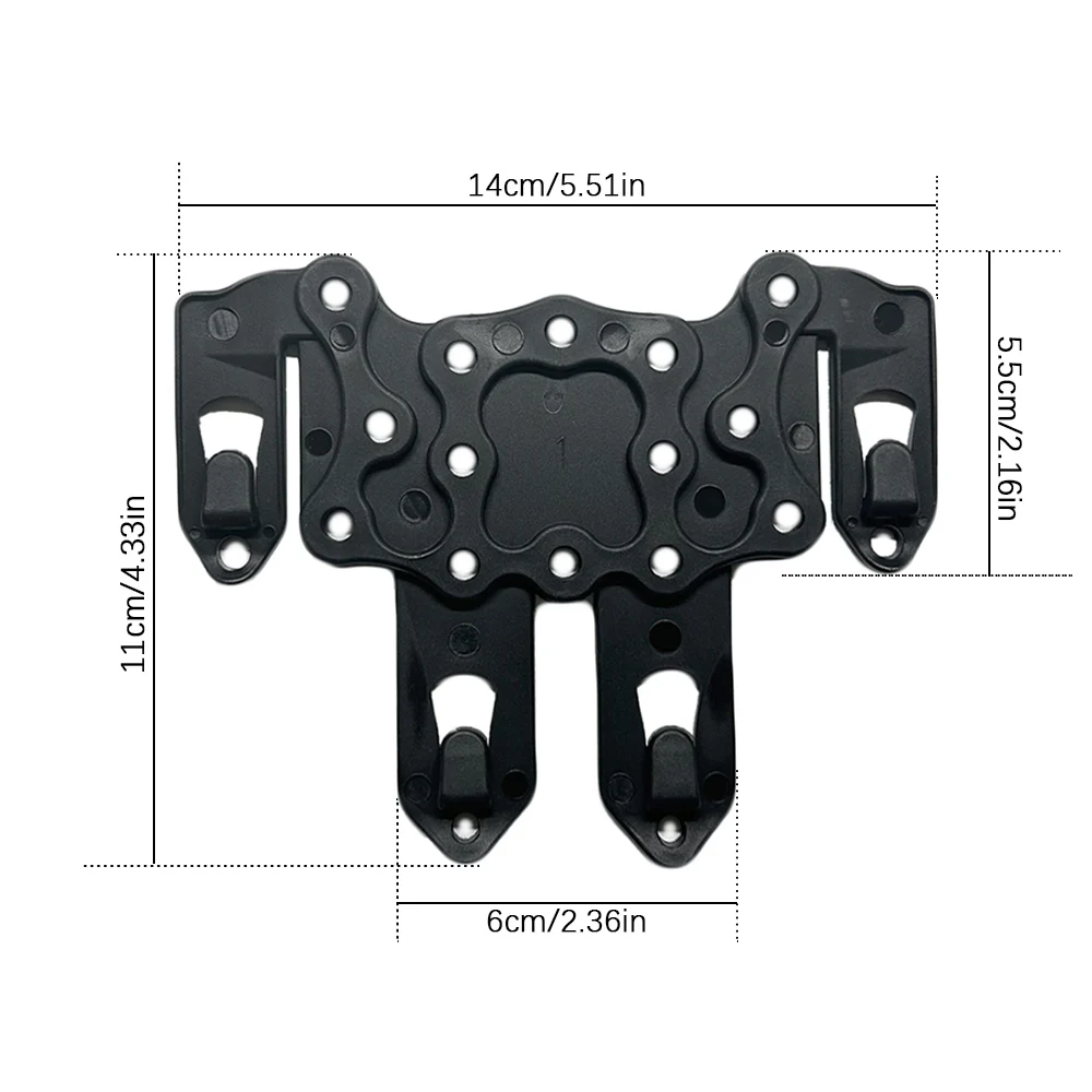 MOLLE Vest Chest Holder Plastic Mount Adapter Glock Holster Clip Speed Clip Platform Tactics Equipment Chest Accessories