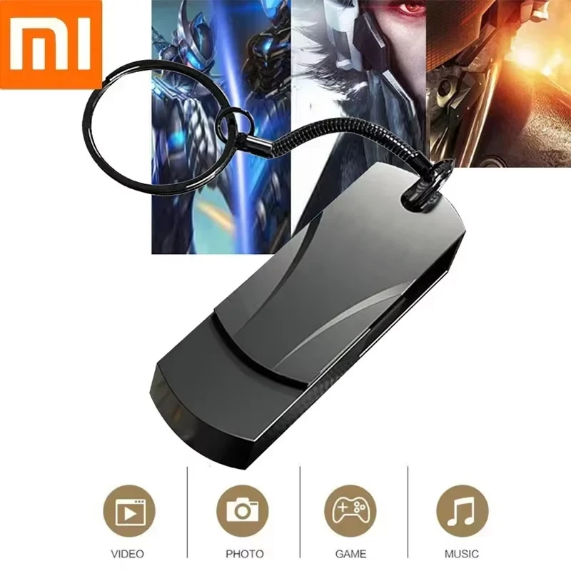 Xiaomi 16 ТБ флэш-накопитель Usb 3.2 Супервысокоскоростной металлический диск U-диск 8 ТБ Водонепроницаемый диск Type C SSD USB-накопитель