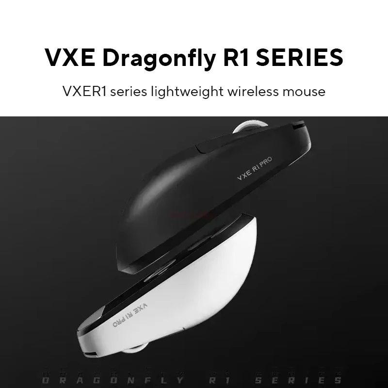 Vxe DRAGONFLY R1 PRO MAX เมาส์ไร้สาย R1น้ำหนักเบา Nordic52840 Paw3395ความเร็วอัจฉริยะ X เมาส์เล่นเกม FPS ต่ำของขวัญ
