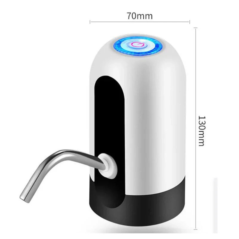 ไฟฟ้าไร้สายสูบน้ําขวดเครื่องจ่ายอัตโนมัติขวด USB ชาร์จใหม่ได้