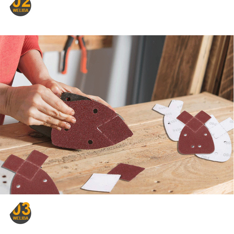 木材、家具、金属、自動車研磨、4穴サンドペーパー用のサンディングディスク、80〜2000グラム、95x170mm、10個