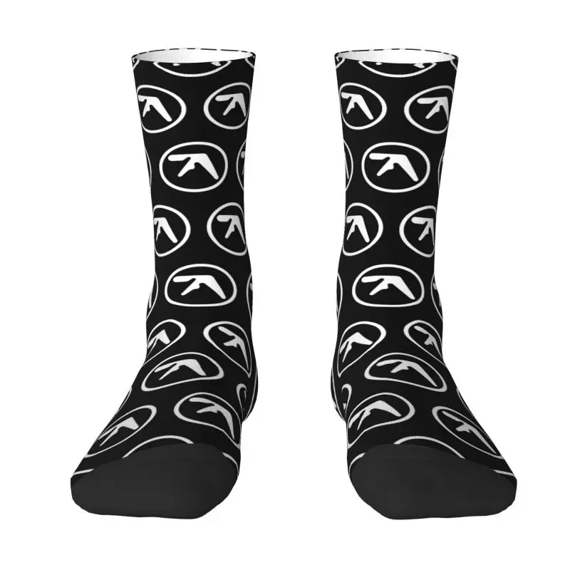 Aphex Twin-Calcetines estampados para hombre y mujer, medias elásticas de verano, otoño e invierno, música electrónica, artista, productor