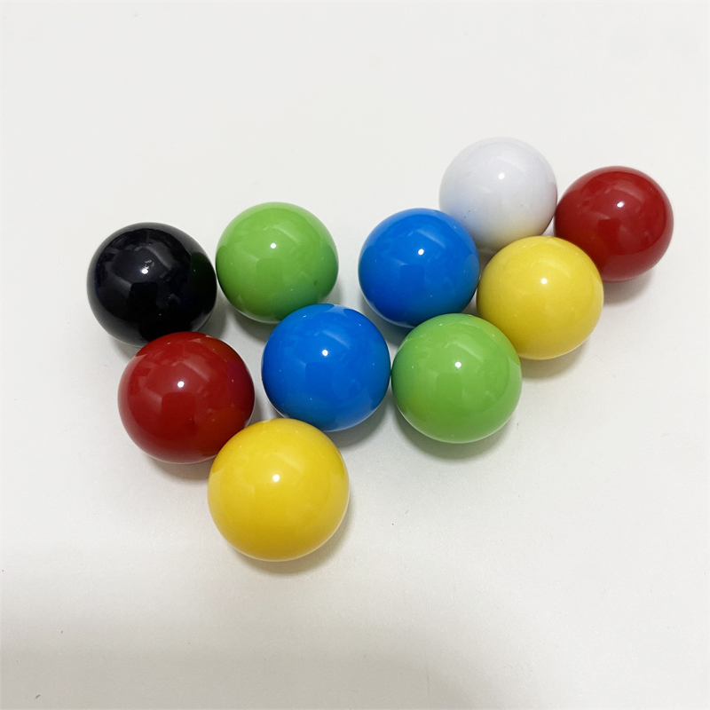 10 unids/set 16mm acrílico rojo amarillo bolas redondas azul, verde, blanco y negro damas de 1,6 cm