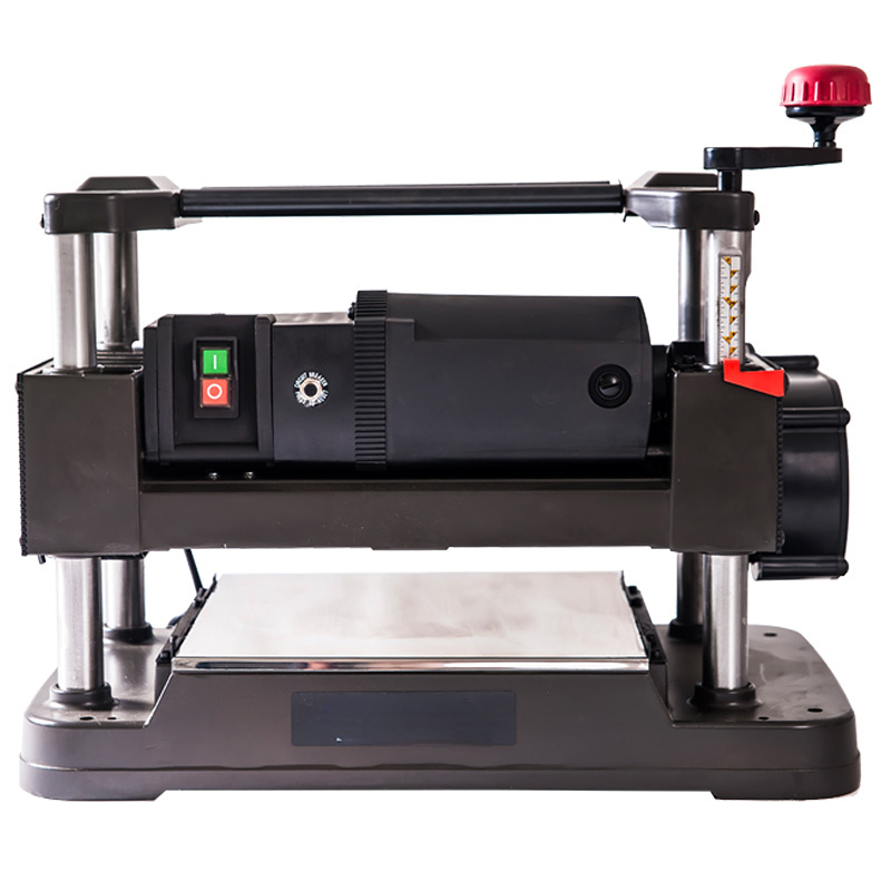 Espessura para carpintaria de 12 polegadas, 305mm, ferramentas de aplainamento de mesa, plaina pequena de espessura de madeira com cabeça de corte em espiral