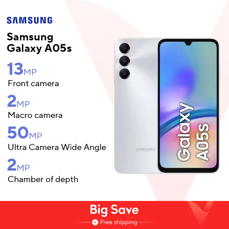 Samsung Galaxy A 05S 64 Gb Smartphone Met 50 Mp Voorcamera Snapdragon 680 Processor 6.7 ”Fhd + Display 25W Supersnel Opladen
