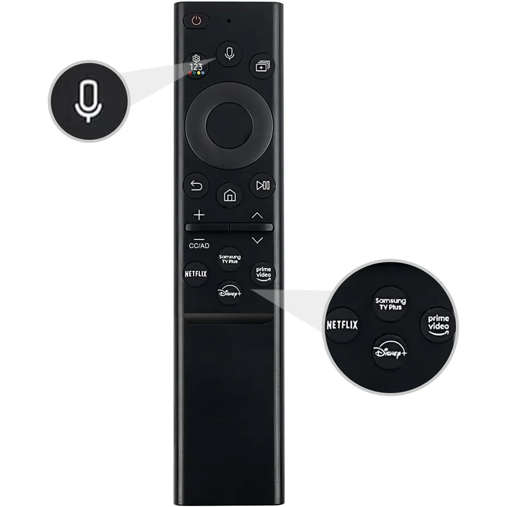Mando a distancia de repuesto por voz para Samsung Neo, QLED, UHD, HDR, FHD, 4K, 8K, Smart TV, sin función Solar, 2019-2022, BN59-01385A