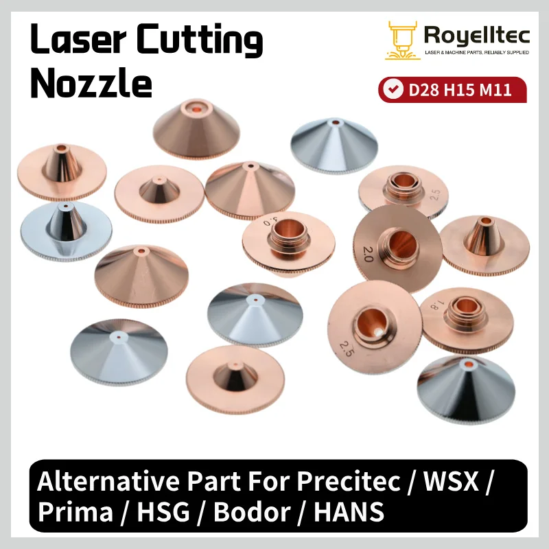 Penta Prima Precitec Procutter 2.0 Fiber Laser Cutting Nozzle D28 M11 For Penta WSX Ospri HSG HANS Laser Machine Head