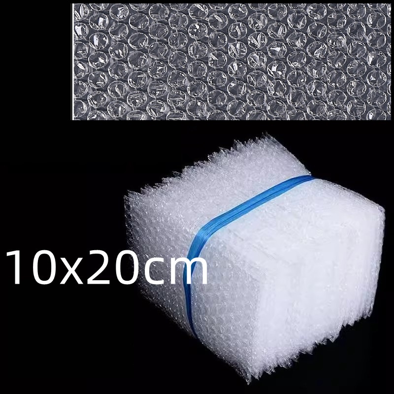 50/100 pces 10x20cm bolha mailers para pequenos sacos de transporte cor branca à prova de choque embalagem envoltório envelope mailing atacado
