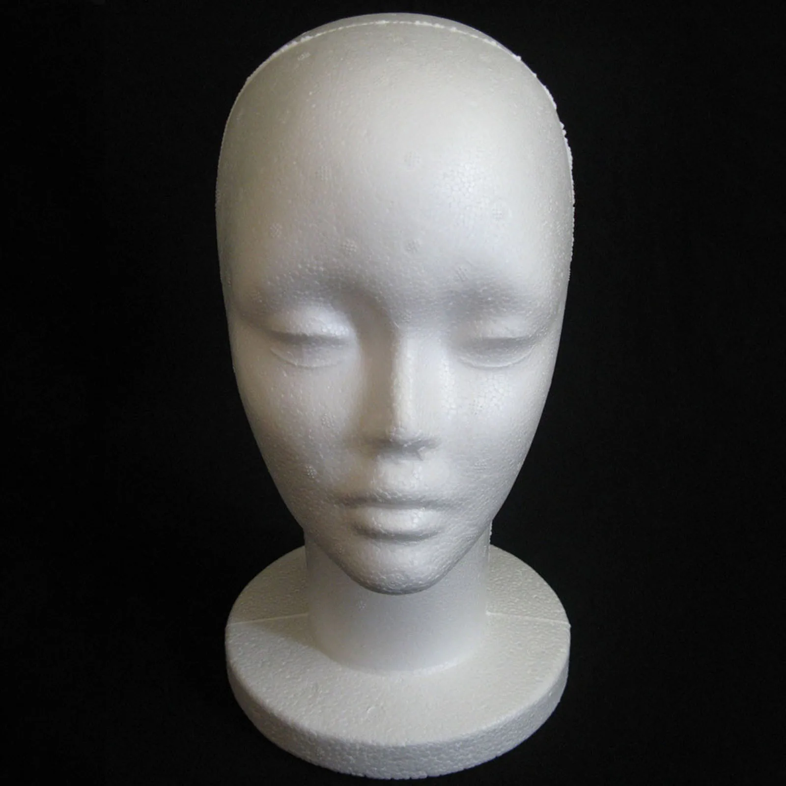 หญิง Styrofoam Mannequin Manikin HEAD รุ่นโฟมวิกผมแว่นตา