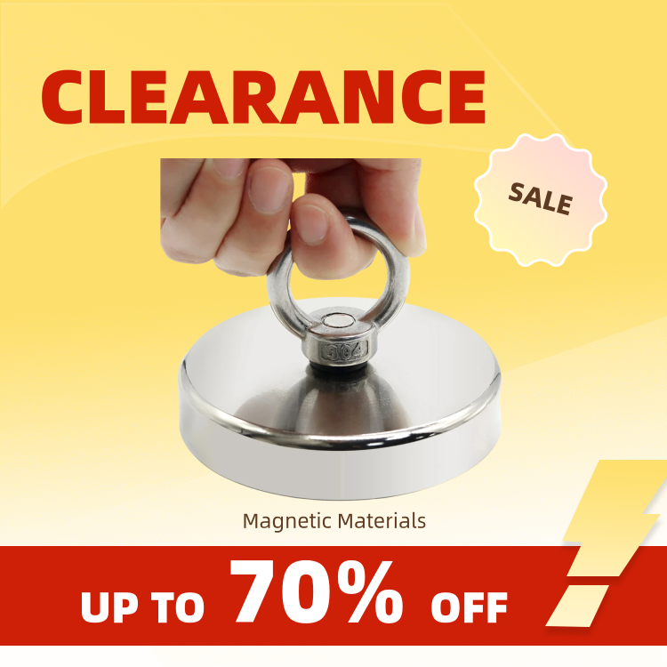 Clearance_D16~D42mm Super Strong Neodymium Fishing Magnet N52 Heavy Duty Rare Earth Magnet with Countersunk Hole Eyebolt Salvage