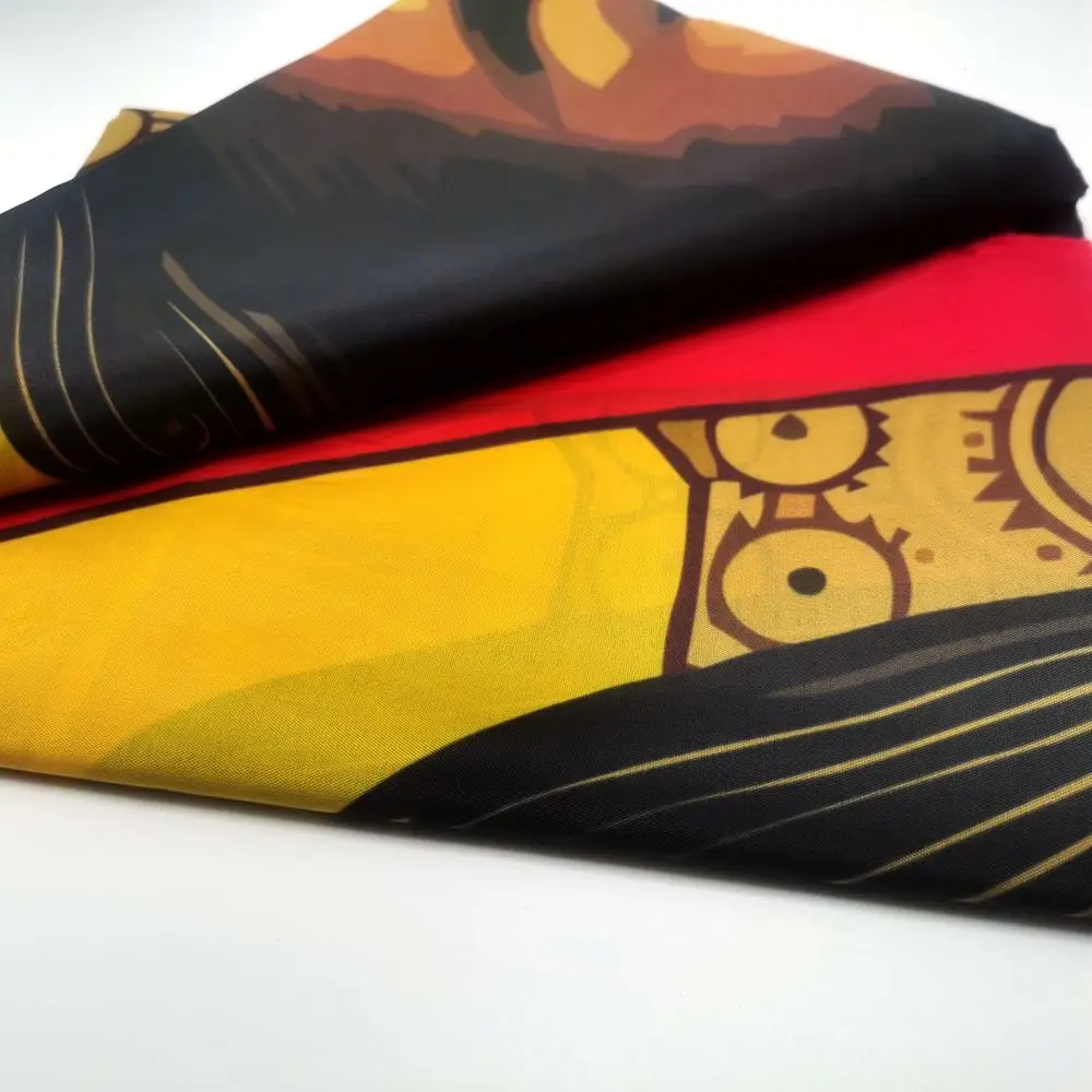 Bandera de Rusia Jesús Cristo religión fe bandera de cara bandera de poliéster para decoración