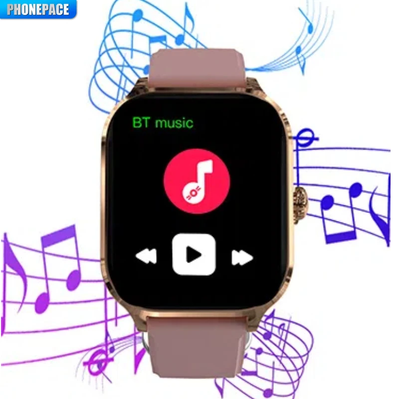 PHONEPACE H9 Inteligentny Zegarek Połączenia Bluetooth Zdjęcia z Odległości Monitorowanie Snu Wiele Trybów Sportowych Pomiar Tętna Krwi