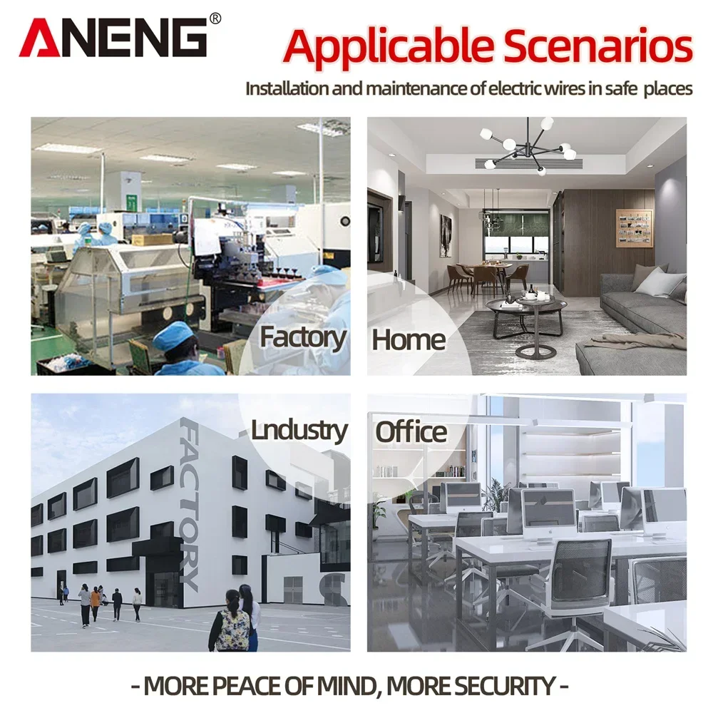 ANENG AC27 probador de enchufe prueba de voltaje Detector de enchufe tierra línea cero polaridad herramienta de verificación de fase comprobador de circuito enchufe UE/EE. UU.
