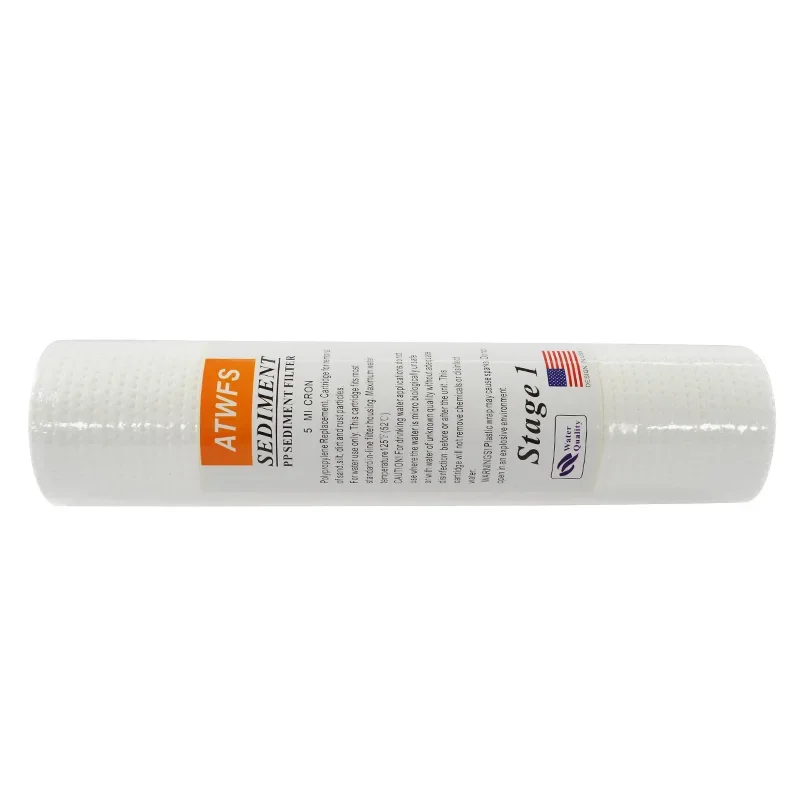ATWFS 5 ขั้นตอน Reverse Osmosis RO เครื่องกรองน้ําเปลี่ยนชุดตลับกรองน้ํา 75 GPD เมมเบรน