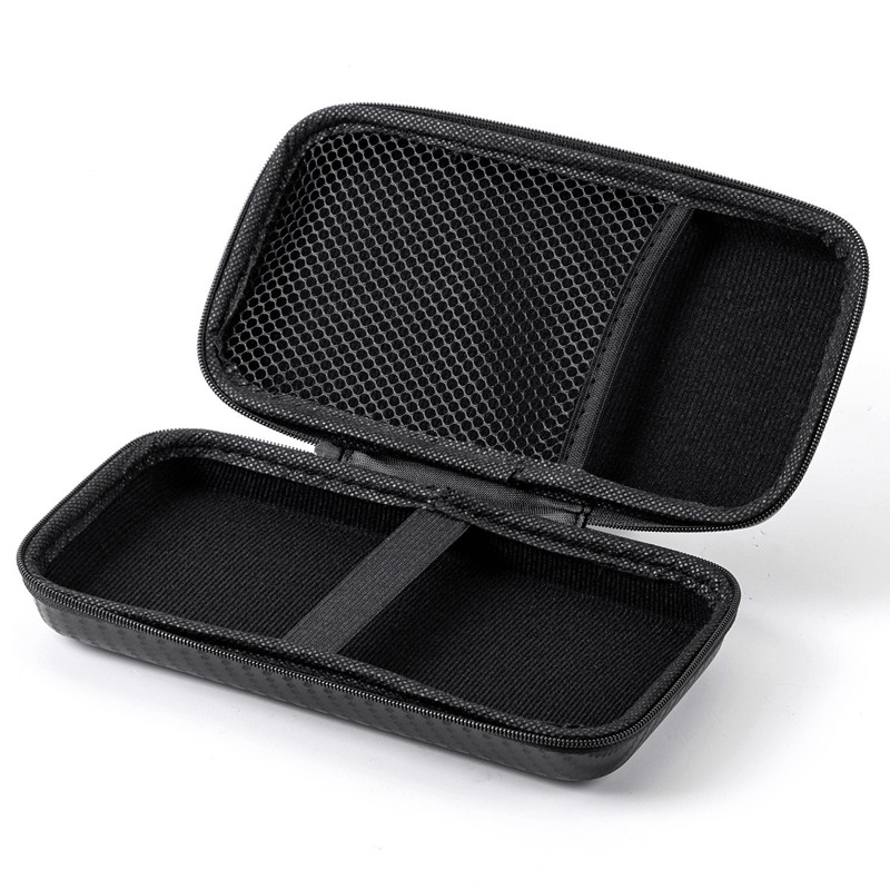 1/2pcs Portable Eva Storage Bag Zipper Pouch Mobile Phone Charger Protection Bag Mobile Hard Disk Bag U Disk Data Cable Storage