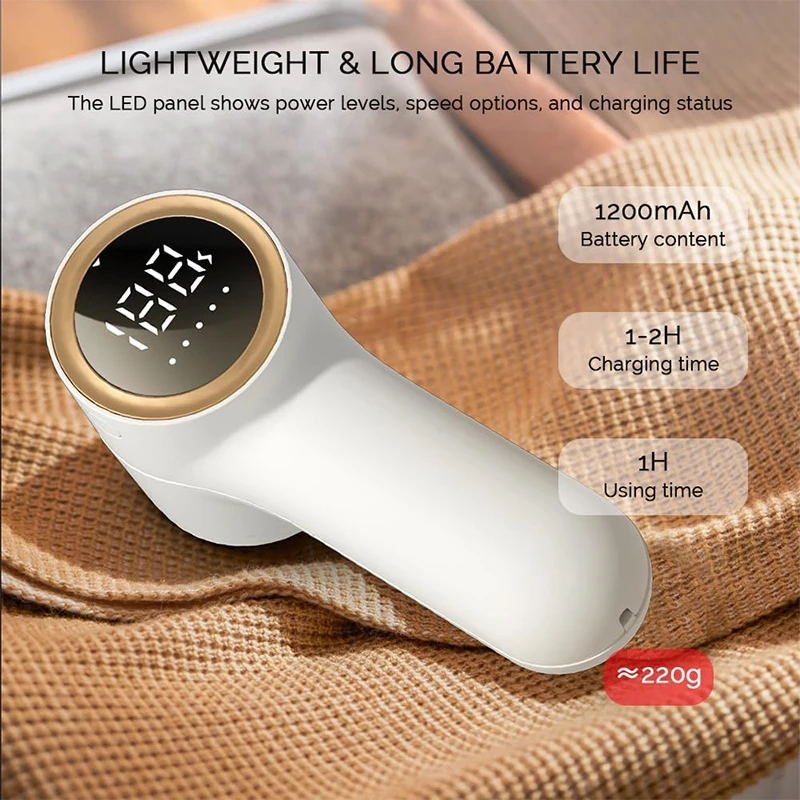 XIAOMI Lint Remover For Clothing Portable Electric Fuzz Pellet Remover LED Display Rechargeable for Clothes Shaver Fluff Remover