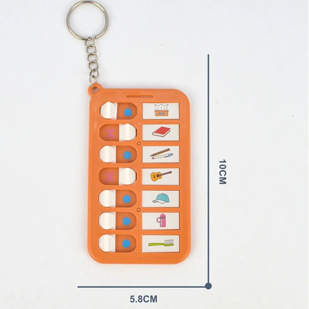 Daily Task Planning Board Self-discipline Punch Card Device Detachable Checklist Schedule Memo Student Stationery Supplies