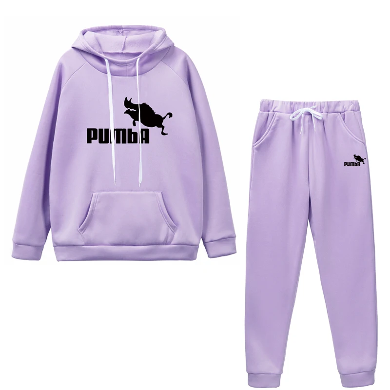 Chándal para mujer, conjunto de dos piezas, sudaderas con capucha y pantalones de chándal, traje informal para mujer, jerséis para correr, trajes deportivos de moda