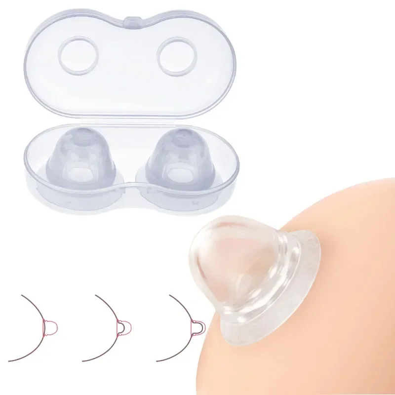 Gestante Nippel Saug Pregnat Capezzoli Corrector Silikon Nippel Korrektur Niplette Werkzeug Nippel Schild Sucker Corrector Flat